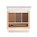 Tonsee Makeup 3 Colors Eyebrow Powder Concealer Palette With Mirror Eyebrow Brush