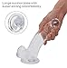 6.9 Inch Women Personal Pleasure Toys Realistic & Safe Material with Powerful Suction Cup (X002)