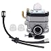 Savior 753-04296 Carburetor with Primer Bulb Fuel Line Kit for WYL-229 WYL-229-1 753-05251 753-1225 753-04745 Troy Bilt TB415CS TB425CS TB465SS TB475SS TB490BC TB575SS TB525CS MTD Trimmer