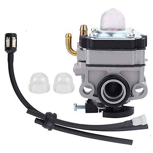 Savior 753-04296 Carburetor with Primer Bulb Fuel Line Kit for WYL-229 WYL-229-1 753-05251 753-1225 753-04745 Troy Bilt TB415CS TB425CS TB465SS TB475SS TB490BC TB575SS TB525CS MTD Trimmer