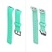 Lakvom Silicone Sport Style Watch Band for Samsung Gear S2 - Mint Green