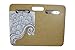 Saunders 05609 Recycled Hardboard Sketchboard - Brown, 19 in. x 12.25 in. Clipboard with Built-in Handle - Solid Drawing Board for Artists, Students, and Creatives