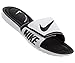 NIKE Men's Solarsoft Comfort Slide Sandal, Black/White 11 D(M) US