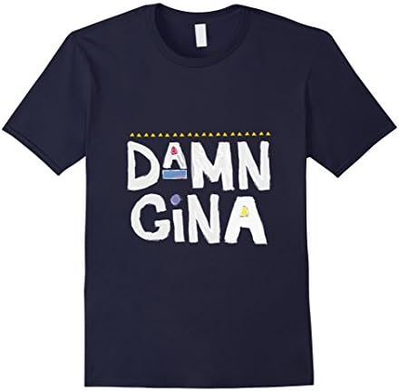 Mens Damn Gina T-shirt Go Gina 90s Tee Do It For The Culture Tees Small Navy