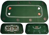 Texas Holdem/Black Jack Folding Table Top, 52" 2-in-1