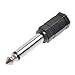 Kmise A7843 6.35mm 1/4 Male to 3.5mm 1/8 Female Mono Audio Mic Plug Adapter Jack, 2 Piece