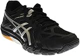 ASICS Women's Gel Court Control Volleyball Shoe, Black/Silver, 9 M US
