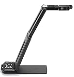 Elmo 1357 Model MX-1 Visual Presenter, True 4K Imaging Quality at Up To 30 FPS, Powered by USB 3.0, Flexible, Quick Navigation Buttons, Zoom Control and Auto-focus, Base Magnetic Bottom, Black