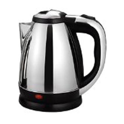 Electric kettle |STAINLESS STEEL ELECTRIC KETTLE 1.8L(Silver:Black)| With Auto Cut-Off Feature