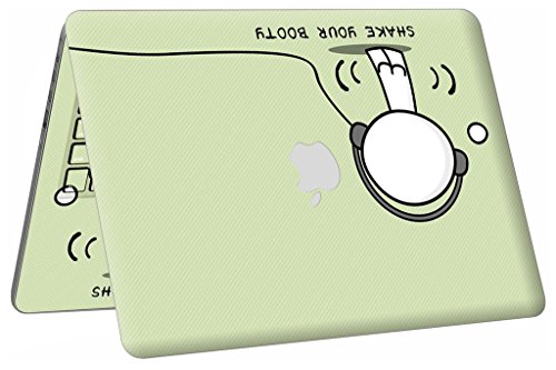 UESWILL Full Body Sticker for 13" MacBook Pro with Retina Display, [Anti-scratch] Vinyl Art Skin Decal Sticker- Set w/ Keyboard,Palmrest,Touchpad,Upper & Bottom Skin+Cleaning Cloth,(Headphone) - Thumbnail 6