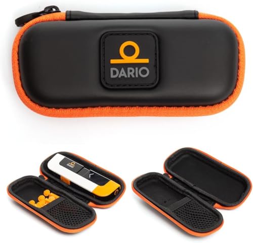 Dario Bundle: 100 Test Strips, 100 Lancets & Blood Glucose Travel Case (Black)