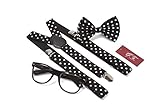 Gravity Hipster Nerd Outfit Kit (Suspender, Bowtie, Sunglass)