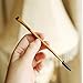 Kingfansion 1PCS Makeup Bamboo Handle Double Eyebrow Brush + Eyebrow Comb
