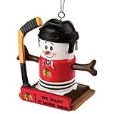 Chicago Blackhawks Thematic S'mores Christmas Ornament by Forever Collectibles