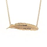IBTS® Lureme Harry Potter Movie Jewelry Fashion Vintage Style Antique Alloy Feather Pendant Necklace