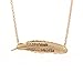 IBTS® Lureme Harry Potter Movie Jewelry Fashion Vintage Style Antique Alloy Feather Pendant Necklace