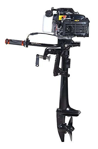 Four Stroke Air-Cooled 4 HP Outboard Motor Boats Fishing Boat Kayak Canoe