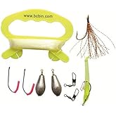 Survival Fishing Kit - Compact Kit for Campers/Hikers (10 Pieces)