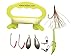Survival Fishing Kit - Compact Kit for Campers/Hikers (10 Pieces)