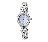 Seiko Women's Silvertone Crystal Solar Watch