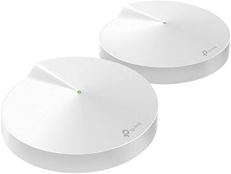 TP-Link Deco Mesh WiFi System(Deco M5) –Up to 3,800 sq. ft. Whole Home Coverage, WiFi Router/Extender Replacement, Parental Controls, HomeCare, Seamless Roaming, Work with Alexa, 2-pack
