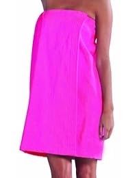Terry de la mujer Wrap, Pure algodón cover Up para Mujer, S  M, Hot Pink