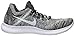 NIKE Mens Free RN Flyknit 2017 Running Shoe Black/White-Volt 12.0