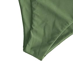 ZAFUL Women's Knotted Front Tankini Set High