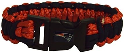 New England Patriots NFL Survival Paracord Bracelet Large Authentic Football Team