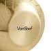 VonShef Stemless Wine Glasses, Etched Gold Stainless Steel, Set of 2