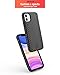 EUASOO iPhone 11 case, Shockproof Hard PC+ Soft TPU Double Protection, Stylish Slim Lightweight Non-Slip Cover Case, Support Wireless Charging, Only Compatible for 2019 iPhone 11 6.1 Inch (Black)