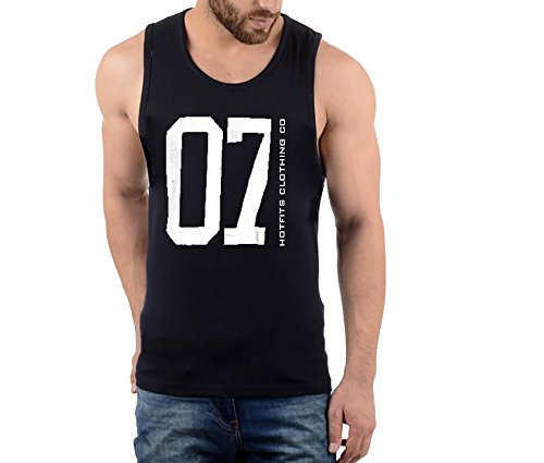 hotfits men's cotton sleeveless t-shirt