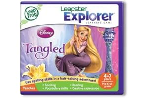 QUANTUM LEAP Leapfrog Leapster Explorer Learning Game Disney Tangled By Leapfrog Enterprises