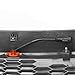 Front Grille Fits 2009-2014 FORD F150 Raptor Style Grill Kits With Amber LED Light and F&R Letter and Removable Mask,Matte Black