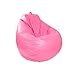 Gold Medal Bean Bags 30011246822TD Large Leather Look Tear Drop Bean Bag, Hot Pink