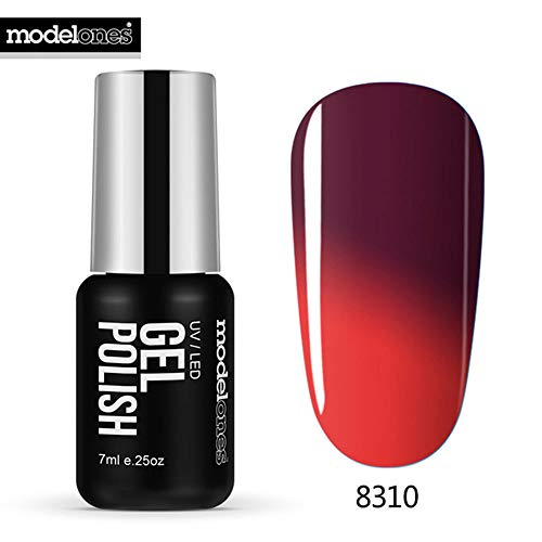 Temperature Change Color Nail Gel Polish Soak Off UV Chameleon 7 ml. (# 8310)