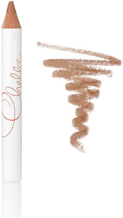 Chella - Highlighter Pencil - Cinnamon - Visibly Lifts Eyes - Multi-purpose Pencil - Works as Highlighter - Concealer and Under Eye Liner - Creamy Non-creasing Consistency - 0.05 oz/1.41 g