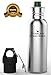 Stainless Steel Goods - Beer Bottle Cooler - Metal Bottle Keeper - Bottle Insulator with Opener - Perfect Birthday Gift for Him or Her - Portable, Easy to Use, Coolie Keeps Beer Ice Cold