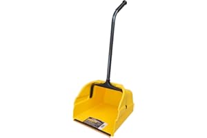 Quickie Debris Dust Pan with Handle, Jumbo