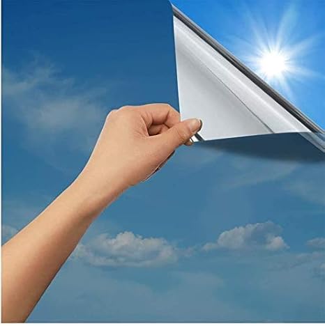 Amazon Co Jp Rabbitgoo 窓 断熱シート マジックミラー フィルム 目隠し Uvカット 断熱 遮光 日除け 破片飛散防ガラスフィルム はがせる 残りなし めかくしシート シール 外から見えない 窓飾り 赤外線紫外線カット 遮熱 省エネ 窓用フィルム網入りガラスにも適用 窓