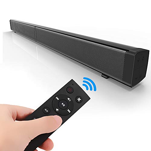 BRAZT Lp-09 Sound Bars For Tv,3D Hifi Stereo Bluetooth Speaker 40W,Home Theater TV,Wall-Mounted,Wireless Remote Control,U-Disk,Subwoofer Sound Bar Speaker,Tf Card Aux,4 Loudspeakers,AU
