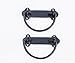 Amazing 22 Chest/Trunk Lifter Handle/Pull, Cast Iron, Black Powder Coat Finish, Handmade, Set of 2