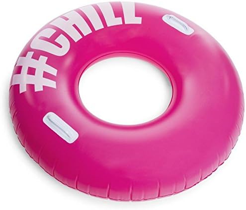 Chill Hashtag Inflatable Water Swim Ring Tube 42 inches