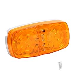 ECOTRIC LED Trailer Marker 4" x 2" Bullseye Lights