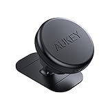 AUKEY Car Phone Mount Stick-On Dashboard, Magnetic Cell Phone Holder with Adjustable Angle for iPhone X / 8 / 8 Plus / 7 / 7 Plus / 6s Plus, Samsung Galaxy (Black)