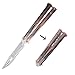 COLORMAP Butterfly Knife Blunt Practice Knife Foldable Training Knives with Zinc Alloy Handle and Stainless Steel Blade