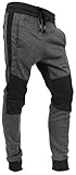 VW Mens Jogger Pants Biker Slim Fit Casual Fleece Active Elastic 1VWA5001-18