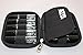 Essential Oil Carrying Case Holds 10 Bottles Perfect for Roller Bottles 5ml - 10ml Multiple Colors! (1 Pack, Black)