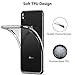 Clear iPhone Xs Max Case, RANVOO Thin Slim Fit Soft Silicone Cover with Jet Black Electroplated Bumper Case for Apple iPhone Xs Max 6.5