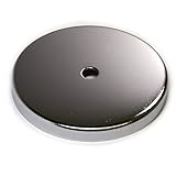 2 PC Cup Magnets Round Base Magnet RB85 w/ 120 LB Holding Power 3.8" Dia for Hobbies & Crafts and Signs